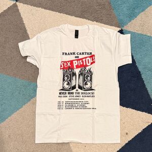 Frank Carter and Sex Pistols White Graphic T-Shirt